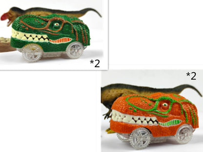 恐竜電動レールトラックレーシングセット 大型ジオラマコース 3〜9歳 男の子向けレーストイ Lumisei Prime