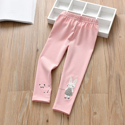 かわいいアニマルモチーフ付きレギンス
