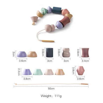 恐竜と森のモチーフを組み合わせた木製オーナメントセット
