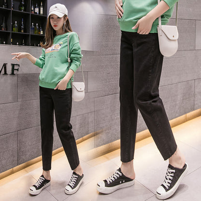 着用比較ができるマタニティパンツのイメージ
