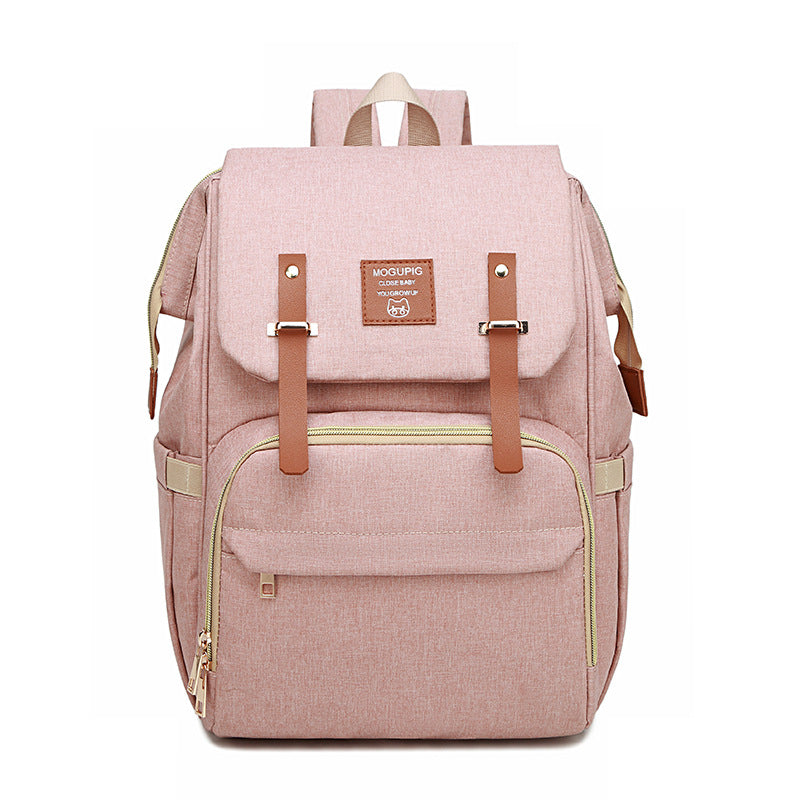 多機能大容量マザーズリュック 撥水仕様で整理しやすい マタニティ対応デイリーバックパック