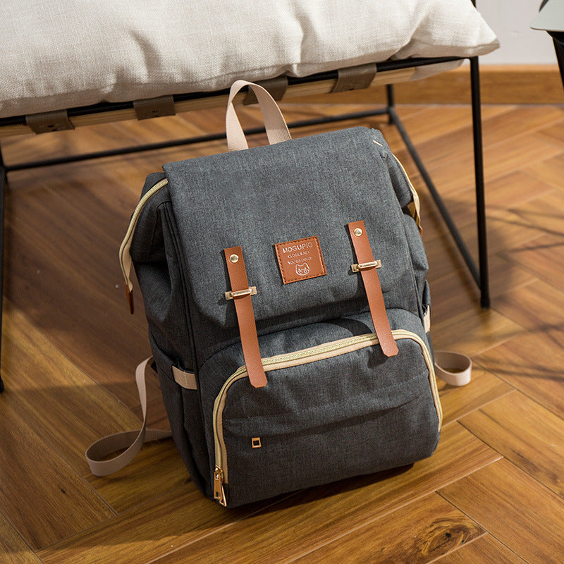 多機能大容量マザーズリュック 撥水仕様で整理しやすい マタニティ対応デイリーバックパック