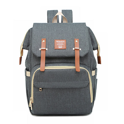 多機能大容量マザーズリュック 撥水仕様で整理しやすい マタニティ対応デイリーバックパック