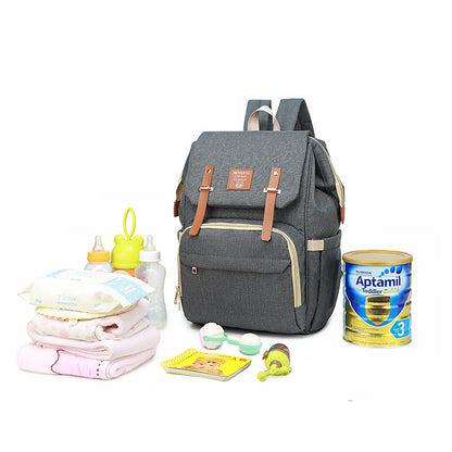 多機能大容量マザーズリュック 撥水仕様で整理しやすい マタニティ対応デイリーバックパック