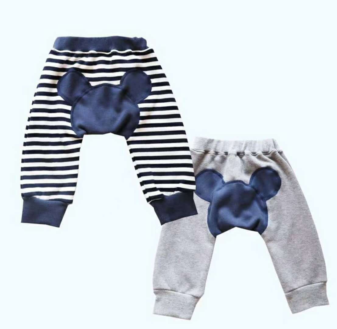 裏起毛ビッグPPベビーパンツ正面画像
