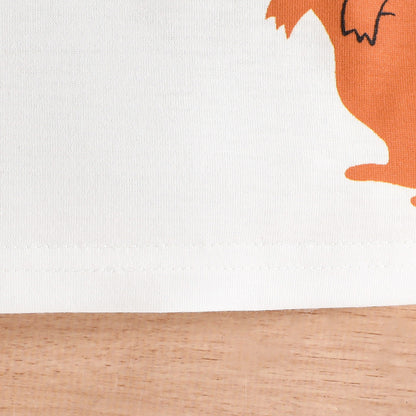 元気いっぱい夏コーデが完成する 男の子恐竜プリント半袖Tシャツ＆デニムショーツセット ポリエステルニット 9〜12ヶ月〜3〜4歳