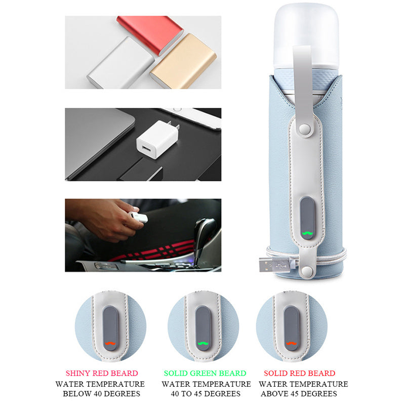 高硼珪酸ガラス素材の耐熱ミルクボトル
