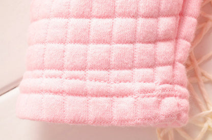 胸元の花飾りディテールアップ
