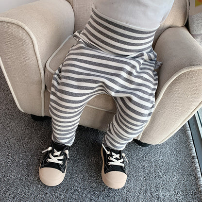 腹巻き付き秋冬ベビーパンツ
