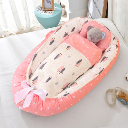 コットン バイオニックベビーネスト｜取り外し洗える 3点セット 50×85cm