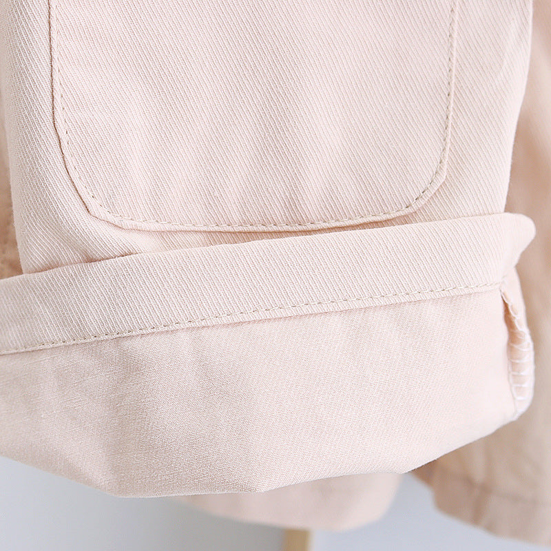 元気にかわいく夏コーデ完成 子どもサロペット＆半袖シャツ上下セット にんじんワッペン ベジタブルプリント コットン 80~110cm