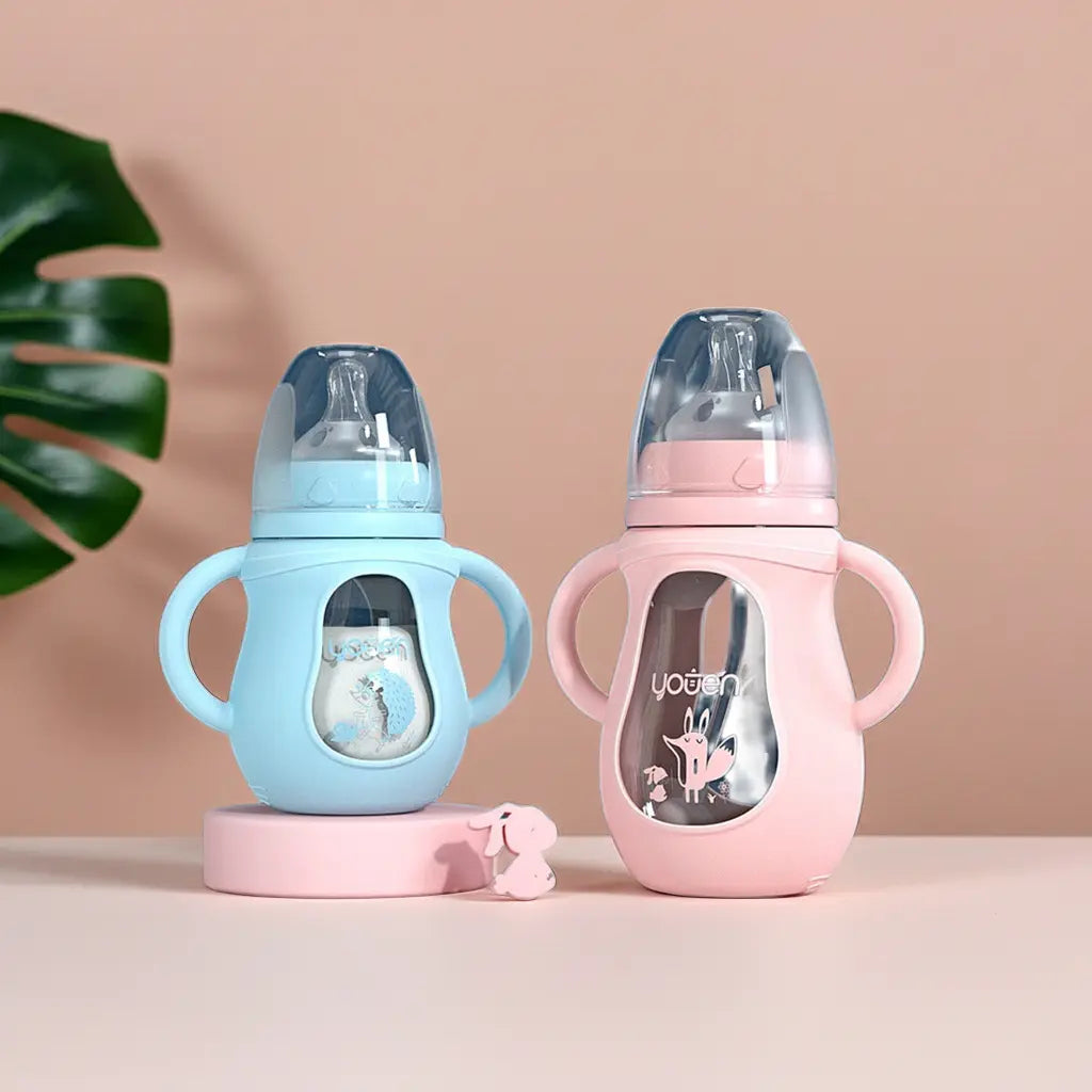 デザイン性と機能性を兼ね備えたベビーボトル
