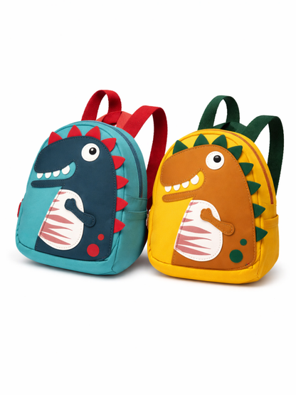恐竜デザイン キッズミニリュック 17×9×21cm 軽量 ソフトハンドル バックル付き 滑りにくい・耐摩耗 おでかけ用