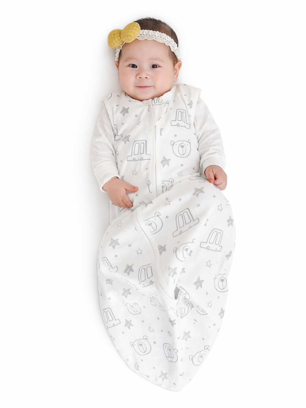 コットン ベスト型スリーパー | ファスナー仕様 65・75cm