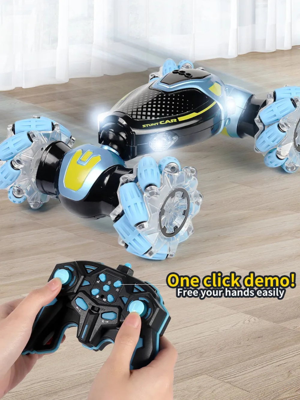 メカナムホイール ツイスト変形 ジェスチャー操作 RCスタントドリフトカー