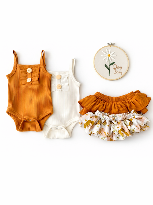 女の子ノースリーブスカートセットアップの全体イメージ
