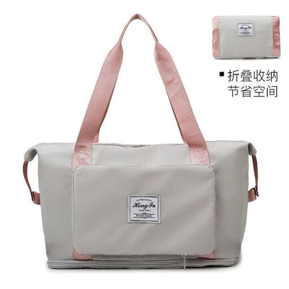 防水オックスフォード折りたたみマザーズバッグ大容量20〜35L 旅行・ジム・スイム対応