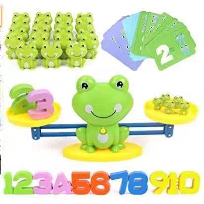 カエルバランススケール 数字ブロック 計算カード 数学ロジック知育トイ