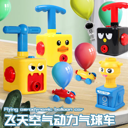 空気圧 アニマル バルーンカー ランチパッド 発射あそびセット