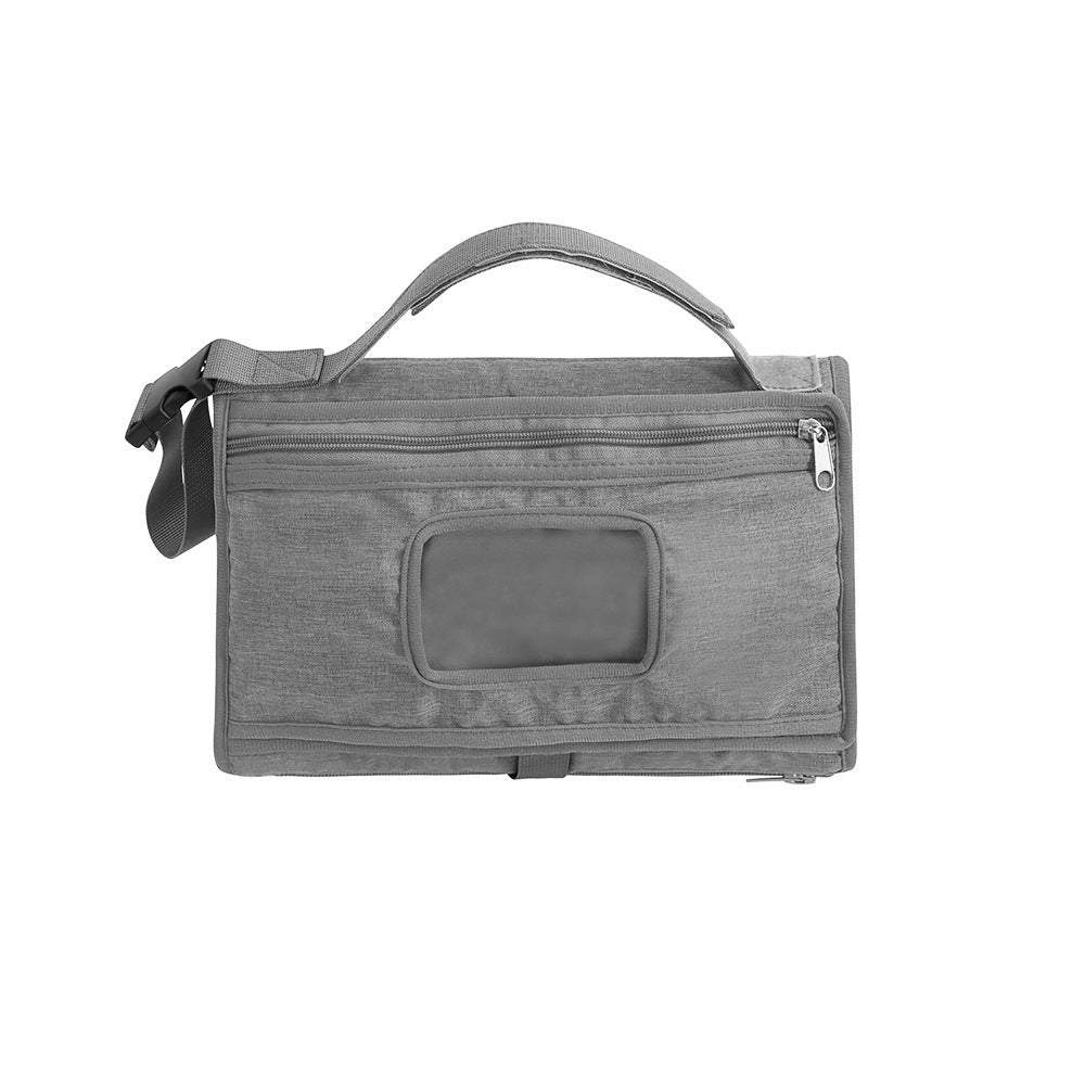 持ち手付きおむつ替えポーチ 単体外観（おむつ替えポーチ・コンパクト）
