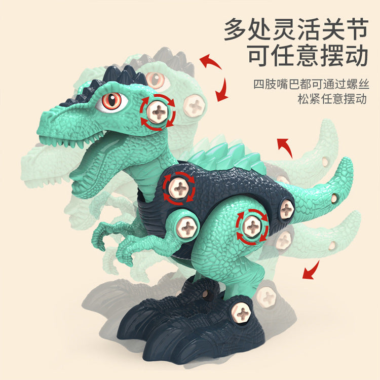 分解恐竜 プラスチック 電動ドライバー 組み立てメカトイ