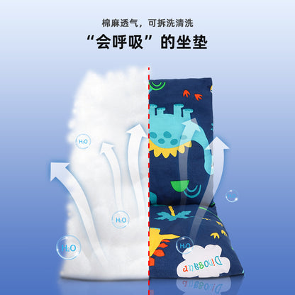 綿麻 恐竜柄 ハンギングスイングチェア