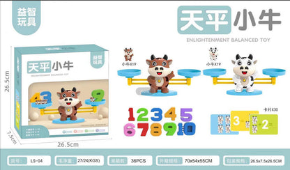 カエルバランススケール 数字ブロック 計算カード 数学ロジック知育トイ