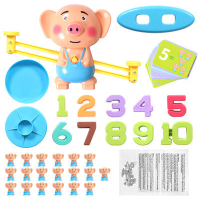 カエルバランススケール 数字ブロック 計算カード 数学ロジック知育トイ