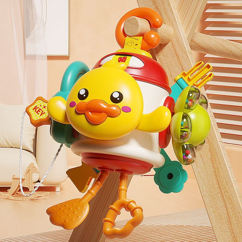 ABS アヒルモチーフ ベビーアクティビティラトルボール