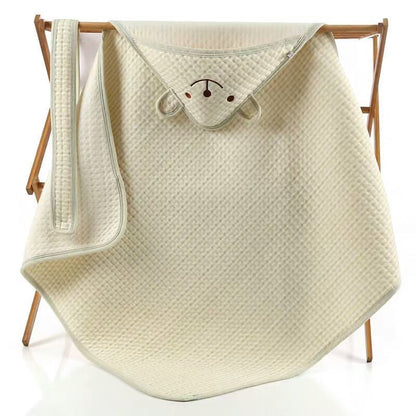 コットンキルト ベビーブランケット スワドル　掛けて乾かしやすい軽やかキルト（コットン）
