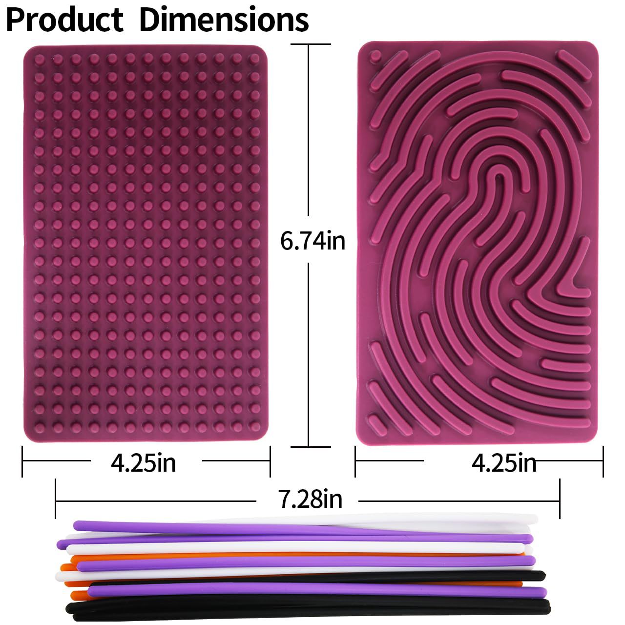 シリコン 波形トレース 指先迷路 センサリーアクティビティボード