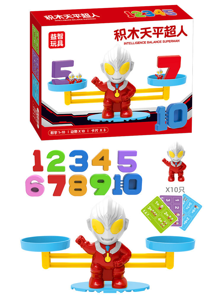 カエルバランススケール 数字ブロック 計算カード 数学ロジック知育トイ