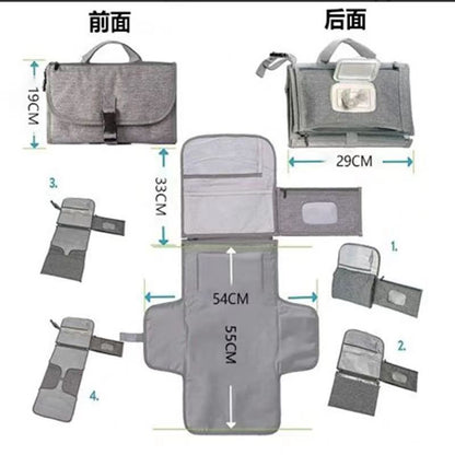 おむつ替えマット 寸法・構造図（防水シート・サイズ参考）
