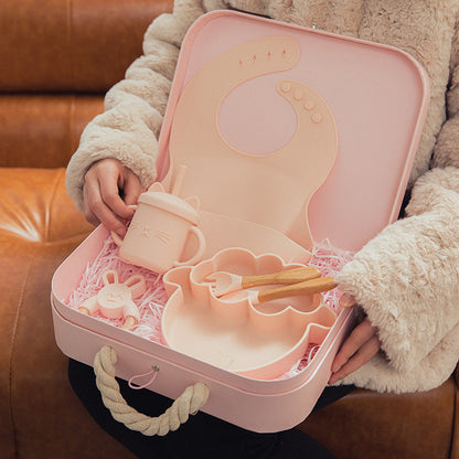 猫ストロー付きシリコンカップのディテール
