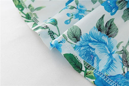 ふんわり花柄で写真映えする 女の子ベビーワンピース フリル袖フローラルプリント コットン 3〜24ヶ月