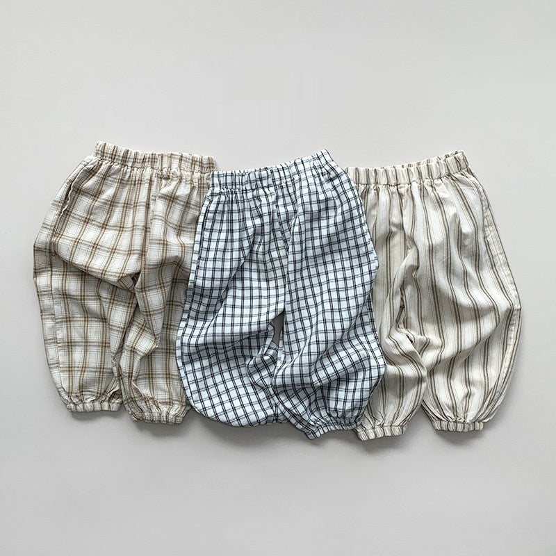 ベビーコットンモスキートパンツ正面画像
