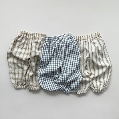 ベビーコットンモスキートパンツ正面画像
