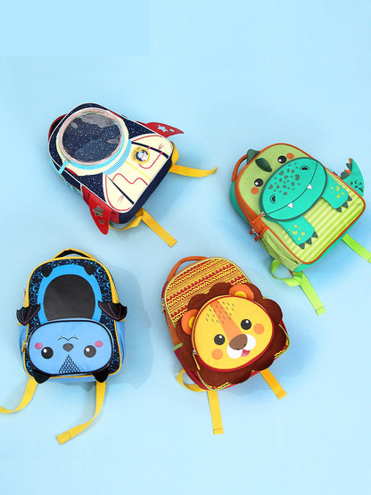 幼稚園向け 立体デザイン通園リュック（宇宙飛行士・恐竜）軽量・防水・通気 20L以下 ポリエステル