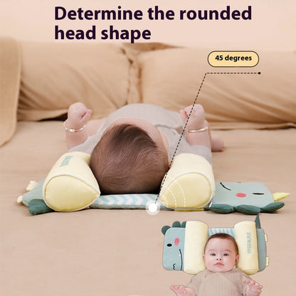 ヘッドシェーピングベビーピロー ねんね時間にやさしく整える使用シーン（絶壁防止枕）
