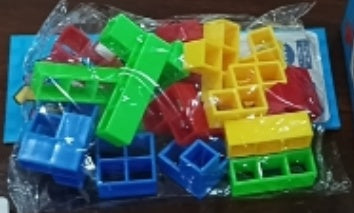 プラスチック バランススタッキングゲーム 波形シーソーベース カラーブロック