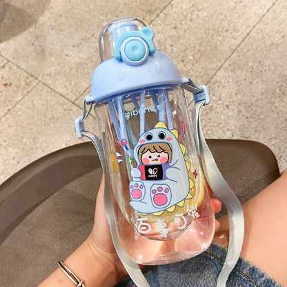 パープルカラーのおしゃれな水筒
