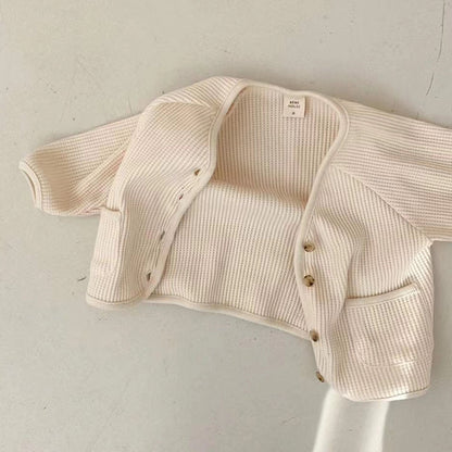 韓国風スタイルのナチュラルカーディガン
