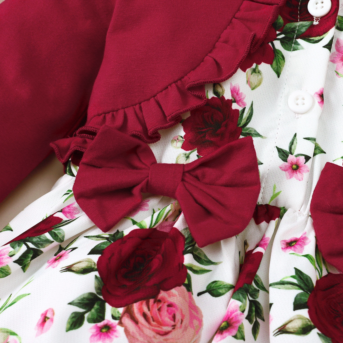 綿100％素材の柔らかい子供用ワンピース
