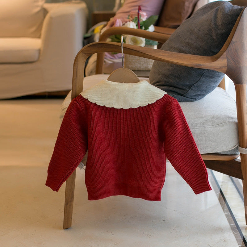 ベビーアクリルセーター 柔らか素材 秋冬用
