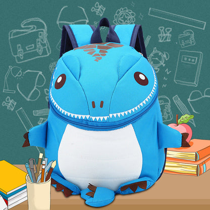 幼稚園・保育園向け 恐竜デザイン ナイロン製キッズリュック 20〜35L・通気背面・5色