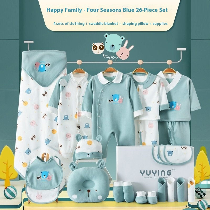 長袖トップスとボトムスを平置きにしたレイアウト
