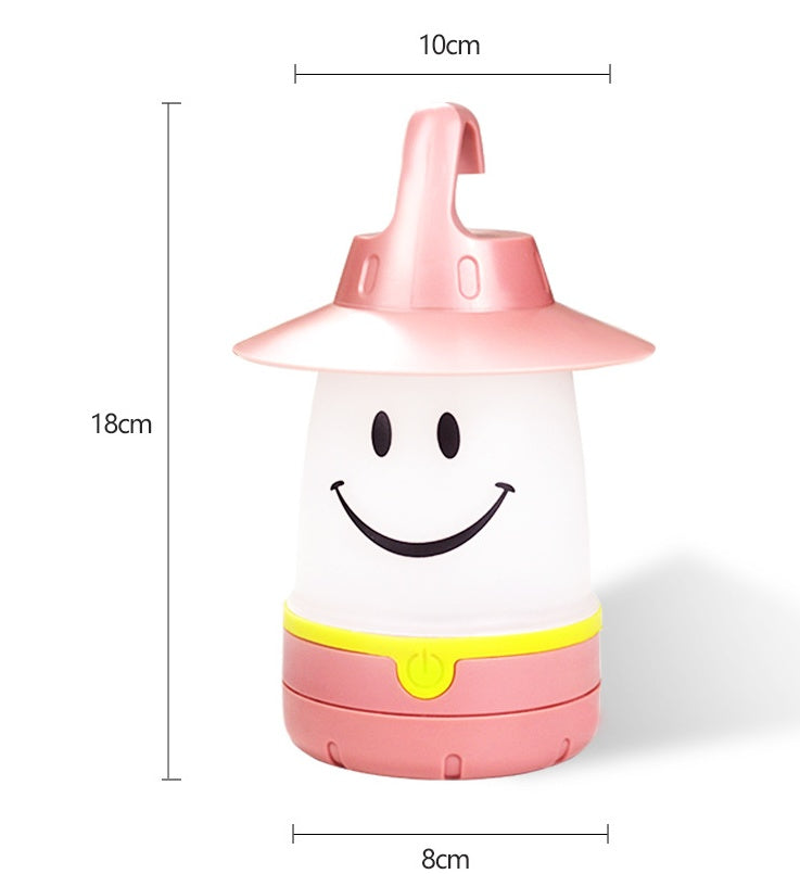 スマイルLEDランタン サイズイメージ 図面 高さと幅の目安
