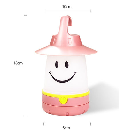 スマイルLEDランタン サイズイメージ 図面 高さと幅の目安
