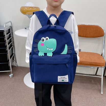 通気性 耐摩耗 ナイロン軽量 キッズバックパック 調節肩ひも 前ポケット 立体アニマル 通園 おでかけ