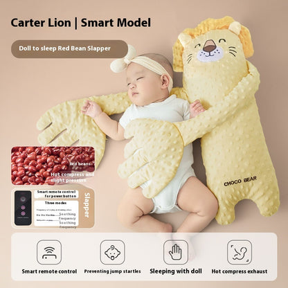 ppコットン中綿のボリューム感が分かる抱きまくら斜め写真
